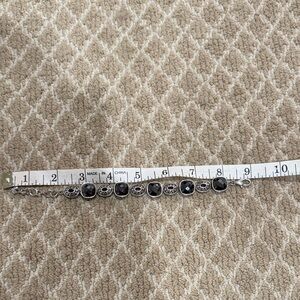 Brighton Black and Silver Bracelet